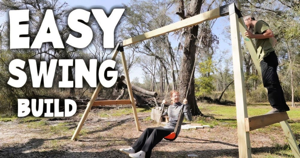 DIY Heavy Duty Swing Set for Adults