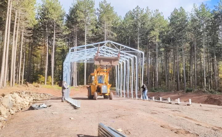 building the rv carport shelter trusses