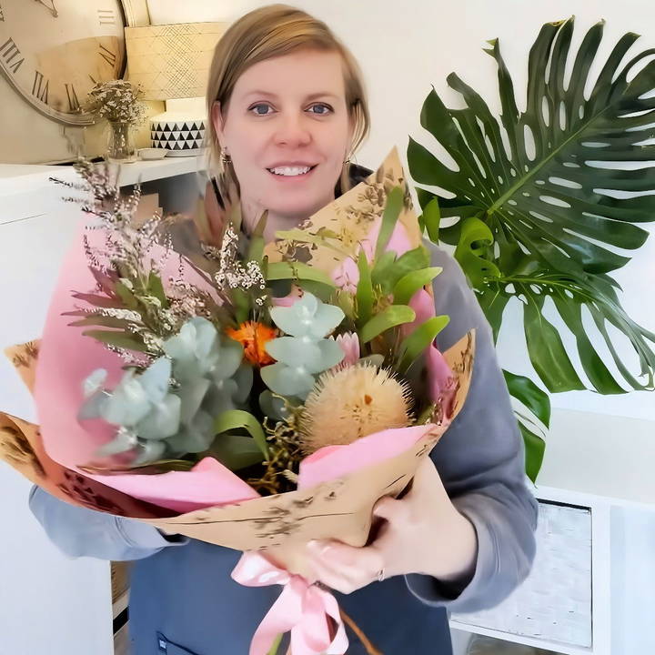 diy flower bouquet wrapping tutorial