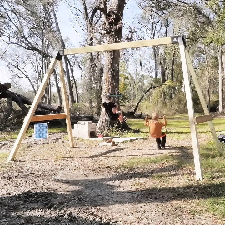 diy heavy duty swing set for adults