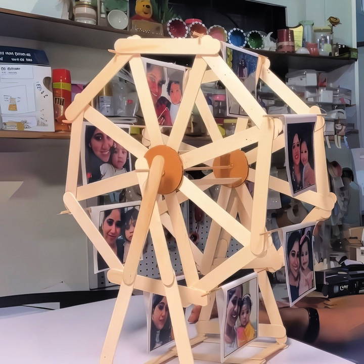 diy popsicle stick ferris wheel tutorial