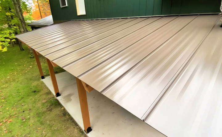 diy standing seam metal roof