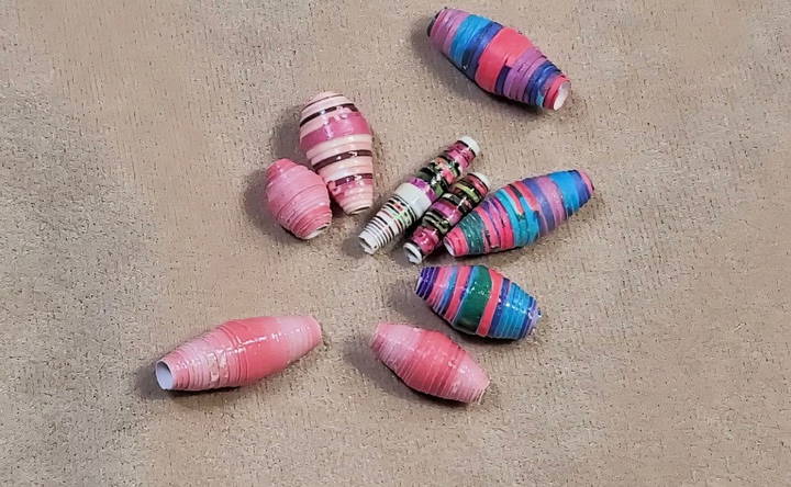 easy diy paper beads tutorial