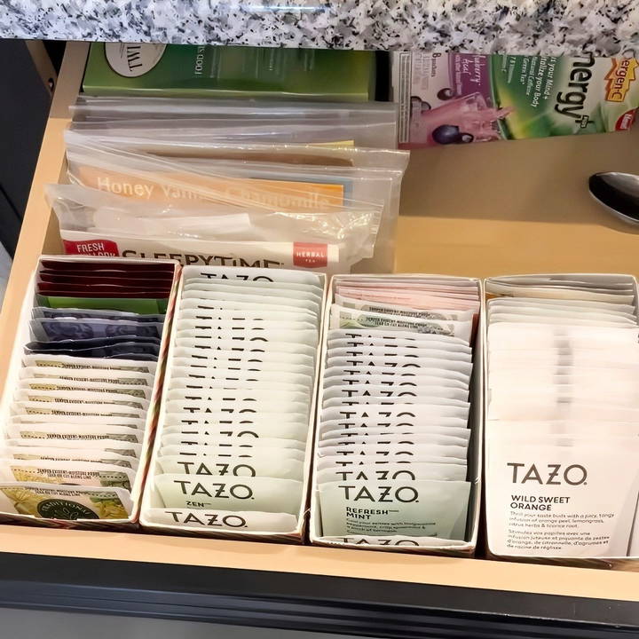 easy diy tea bag organizer