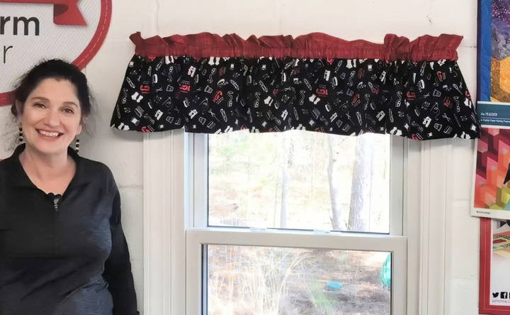 easy diy window valance