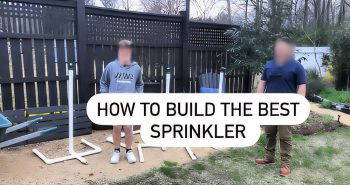 easy homemade pvc sprinkler