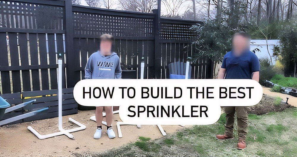 DIY PVC Sprinkler for Garden & Yard