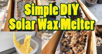 easy homemade solar wax melter