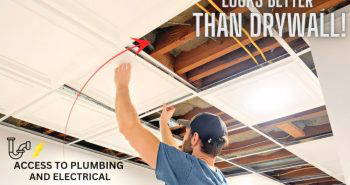 easy way to install a drop ceiling