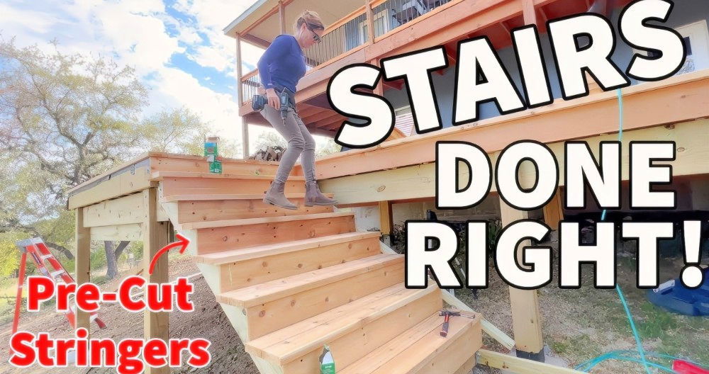 How to Build DIY Deck Stairs Like a Pro