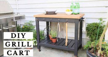 free grill cart woodworking plan