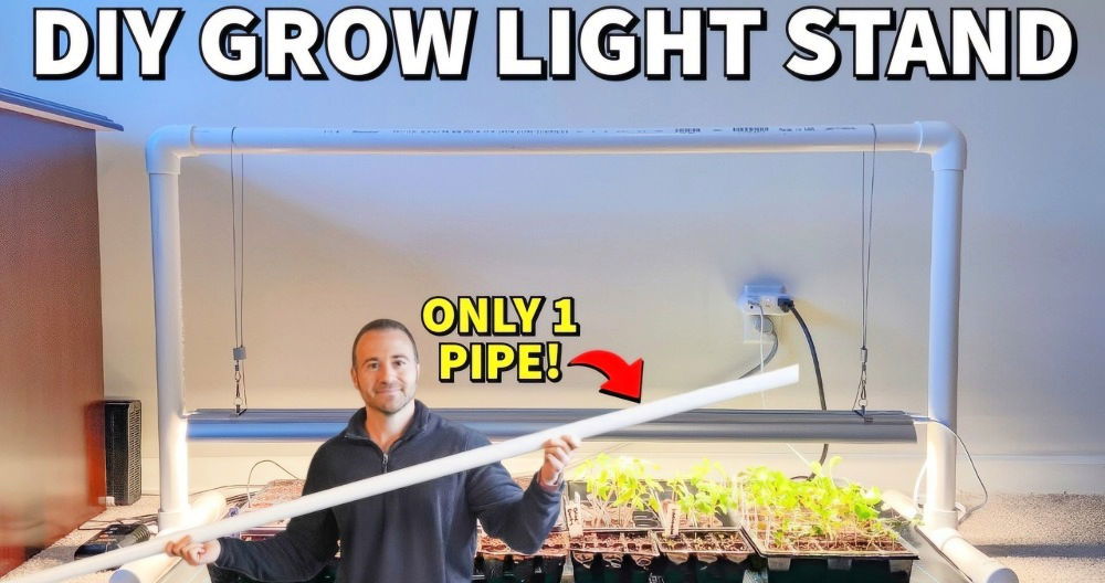How to Build a DIY Grow Light Stand