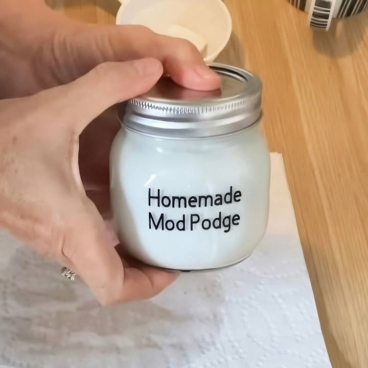 homemade mod podge