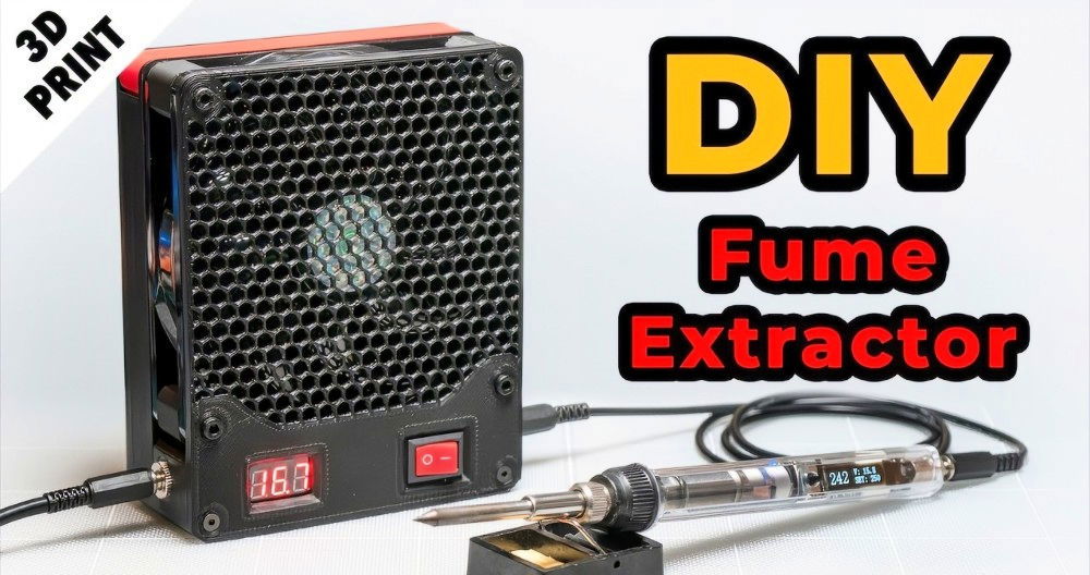 homemade soldering fume extractor