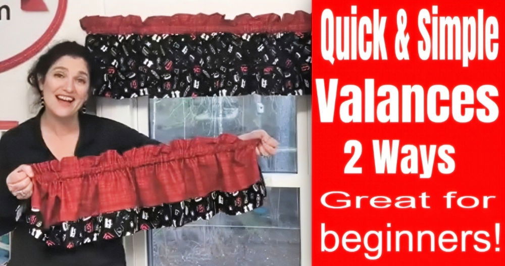 DIY Window Valance for Beginners