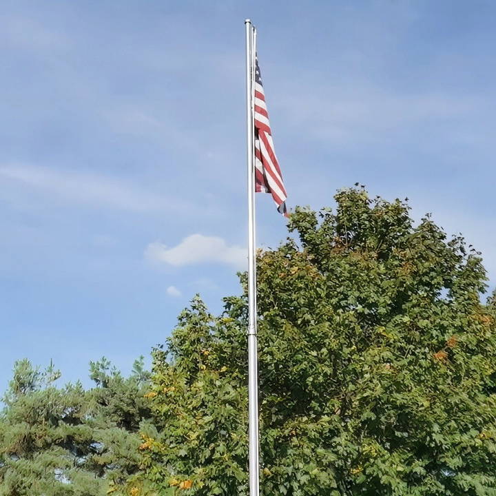 how to build a flag pole