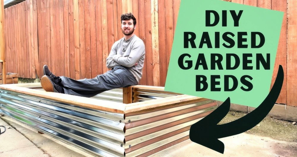 how to build a galvanized steel raised garden bed