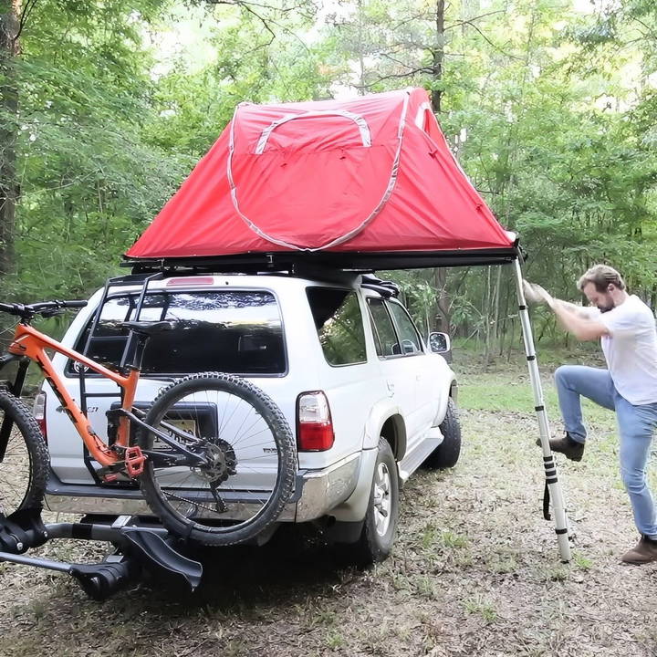 how to build a rooftop tent on a budget