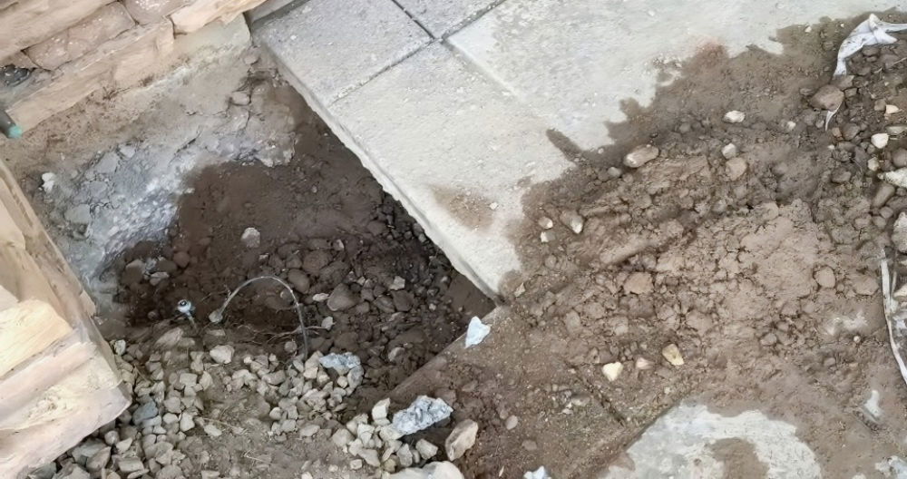 Finding a Water Leak Underground with Homemade Tool