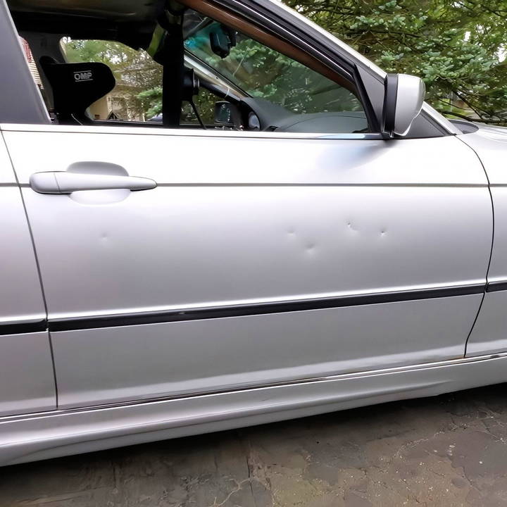 how to fix dent in car