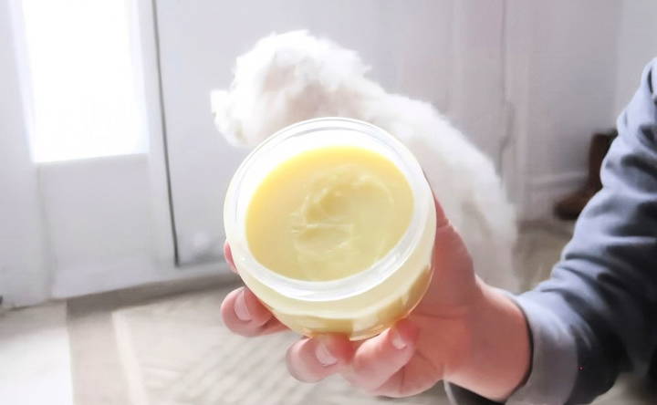 how to make a dog paw balm