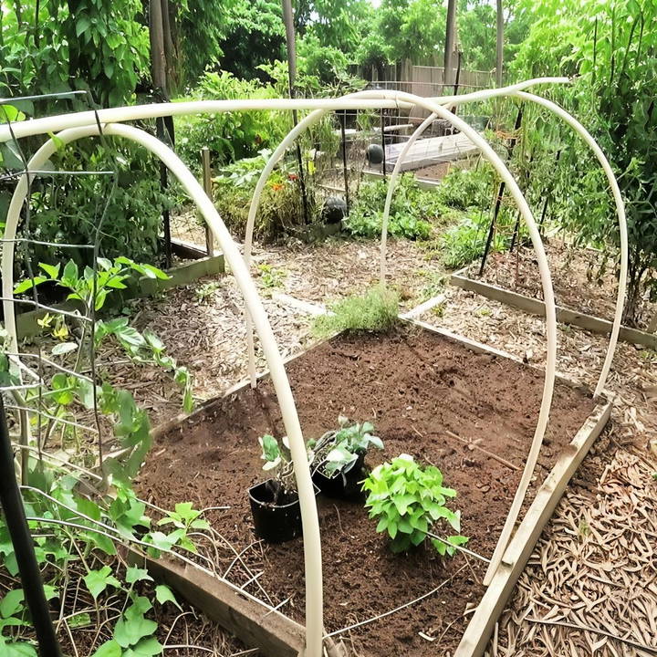 how to make a pvc pipe trellis