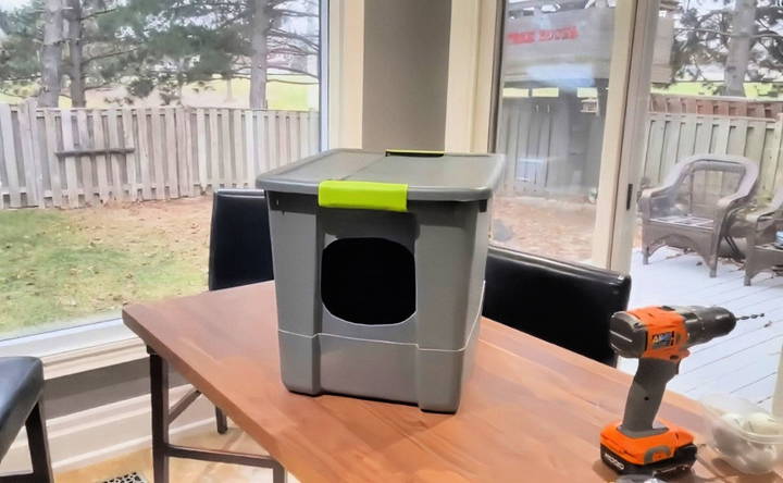 how to make a sifting litter box