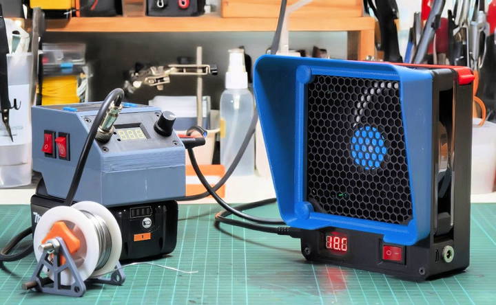 how to make a soldering fume extractor