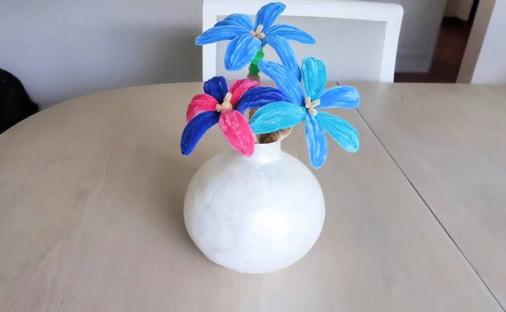 how to make pipe cleaner flowers