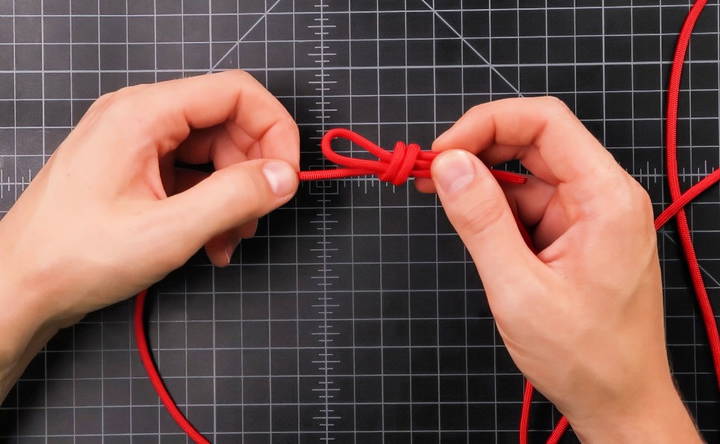 how to tie a double overhand knot for breakaway