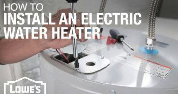 installing an electric water heater