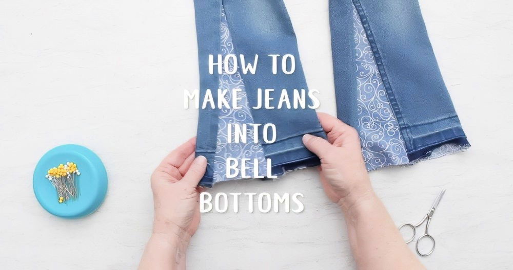 How to Make DIY Bell Bottom Jeans