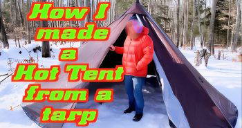 make your own hot tent at home