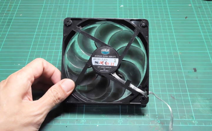 modifying and wiring the pc fan