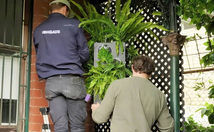 mounting the planter box