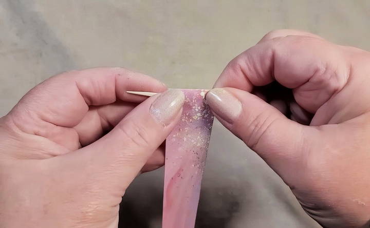 paper beads toothpick method