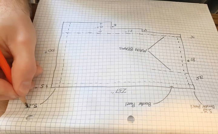 plan the drop ceiling layout