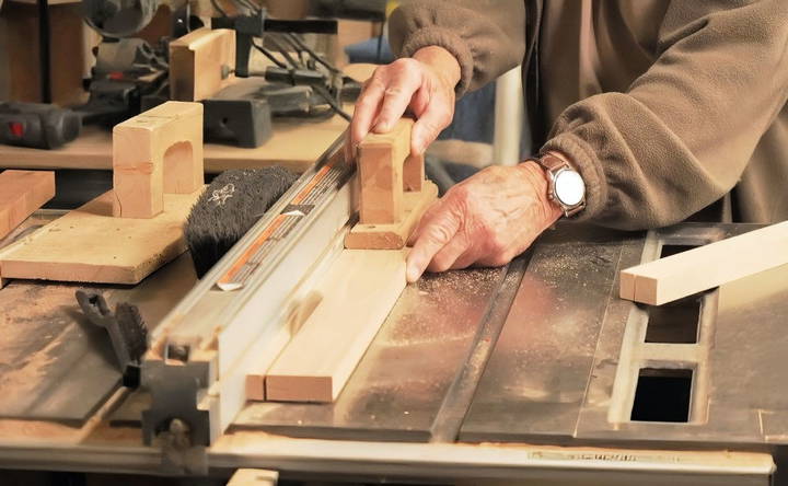 preparing the wind spinner wood