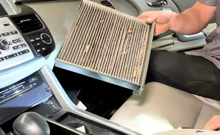 replacing the cabin air filter