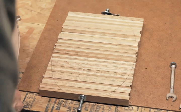 shaping the wind spinner slats