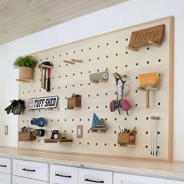 simple diy giant pegboard