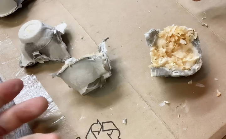 tips for storing egg carton fire starters