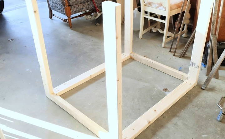 assemble the dog playground frame