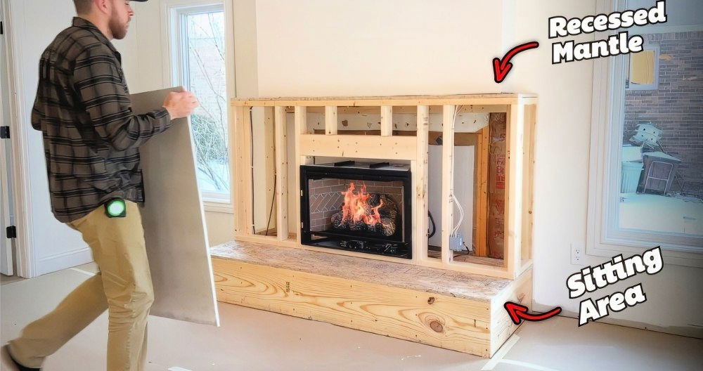 Building a DIY Fireplace