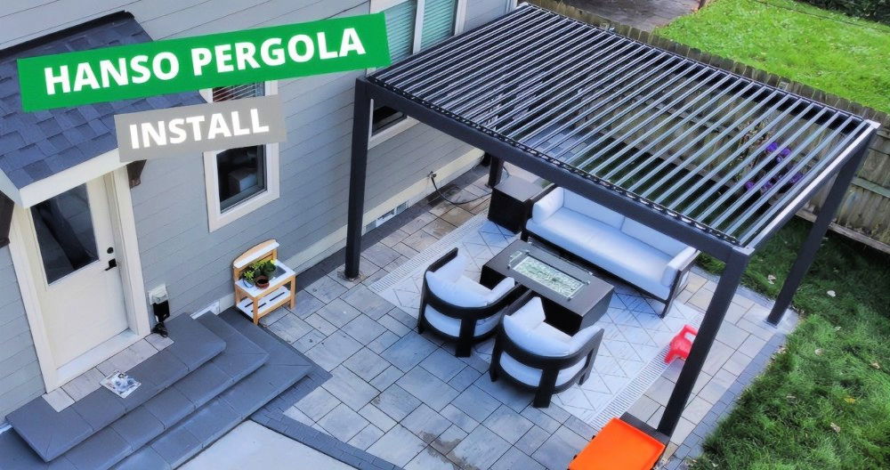 Install Your Own Hanso Pergola for Your Backyard
