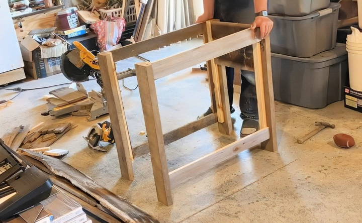 building the vanity frame