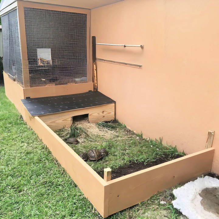 easy diy sulcata tortoise enclosure