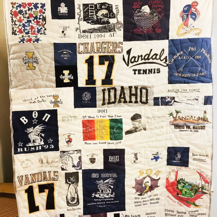 easy diy t shirt quilt tutorial