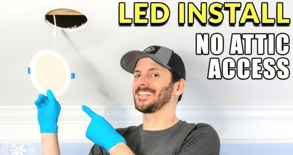 How to Install LED Recessed Lighting in An Existing Ceiling