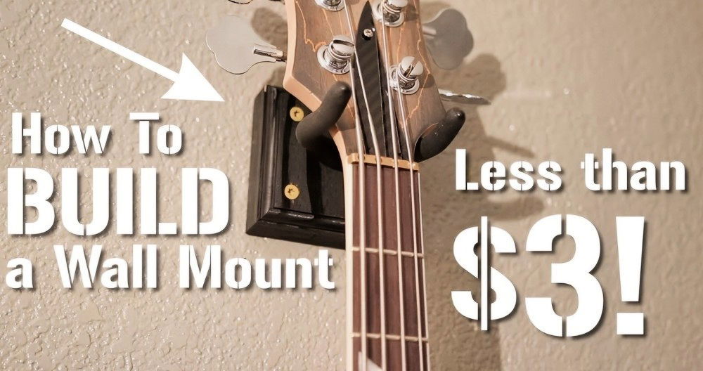 DIY Guitar Wall Mount for Guitar Lovers